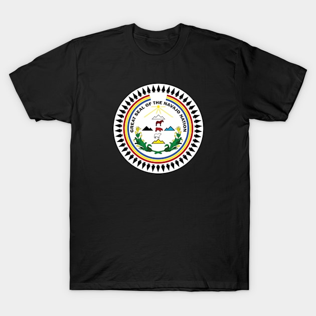 Navajo Nation Seal Flag Logo Insignia Emblem Navajo T Shirt Teepublic 9610